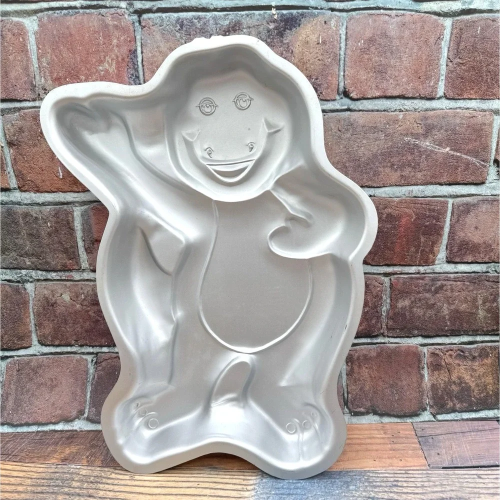 Wilton Barney Cake Pan 1993 #2105-6713 Lyons Group Y2K PBS Dinosaur